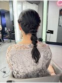 ヘアスタイルポニテアレンジ