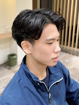 ハレ ヘアサロン(Hale hair salon) 【Hale】ダークアッシュ/ニュアンスパーマNo1407韓国マッシュ