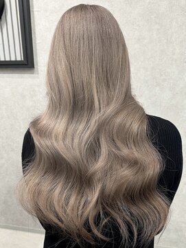 ロウル 渋谷(LOWRL) グレージュカラー/ケアブリーチ/ダブルカラー