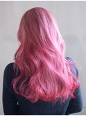 秋色ピンクヘアー透明感カラーピンクグレープフルーツ_ba535871