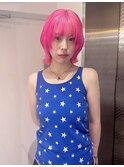 ビビットピンクカラー