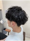 ♯波巻パーマ♯波ウェーブ