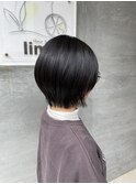 丸みショートボブ