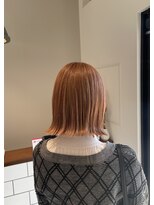 ウルカ 浦和美園(ulQua)&nbsp;ブリーチでオレンジカラー