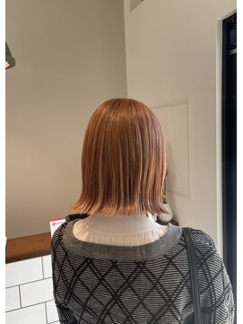 ウルカ 浦和美園(ulQua) ブリーチでオレンジカラー