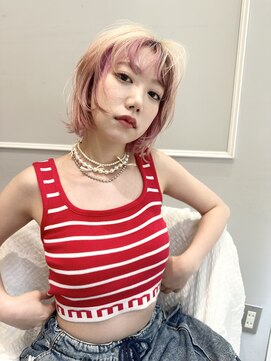 ネオリーブギンザ 銀座店(Neolive GINZA) (銀座) レイヤーカット　デザインカラー