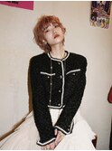 ショートウルフ・ピンクベージュ