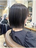横浜タッセルボブショートボブ顔周りレイヤーカット韓国30代40代