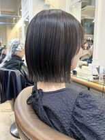 ヒビヲ(HIBIO) 横浜タッセルボブショートボブ顔周りレイヤーカット韓国30代40代