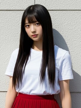 ファクトリーファイブ(Factory5) 小顔レイヤーロングブラック20代30代40代くびれミディ韓国ヘア