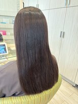 ビス ヘア アンド ビューティー 西新井店(Vis Hair＆Beauty)&nbsp;小顔レイヤーロブヘアウルフカットブリーチなしココアブラウン