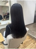 ダークアッシュ10代20代ロングヘア透明感カラー/暗めカラー