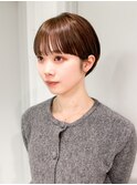 ショート前髪カットおくれ毛美髪韓国ヘア_ba554132