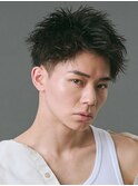 スパイキーショート/短髪/ツーブロック/メンズ/men's