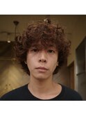 メンズカットメンズパーマ学割ピンパーマスパイキーショート