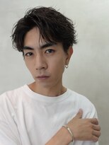 バイフィフス 原宿/表参道(by fifth)&nbsp;原宿シャドウパーマスパイラルパーマメンズカットセンターパート