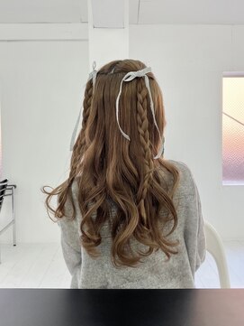 カフェでカジュアルアレンジ★