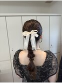 ヘアセット、結婚式ヘア、ニ次会ヘア