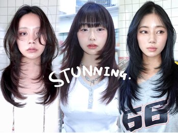 STUNNING.渋谷/レイヤーカット/前髪カット/メンズカット/ブリーチ/学割【スタニング】
