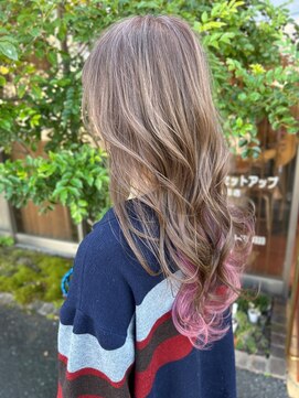 セットアップ 倉敷美和店(SET-UP) インナーカラー/ベビーピンク小顔