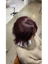 ユッカ 高槻茨木店(YUCCA)&nbsp;【 YUCCA 】大人可愛い20代30代40代外ハネ/ワインレッド