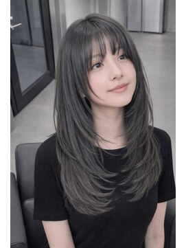 サロウィン 倉敷店(SALOWIN) ロングレイヤースタイル3/髪質改善/ボブ/縮毛矯正/前髪/リタッチ