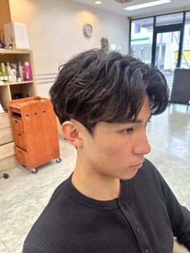 マキシム ナカイ(MAXIM NAKAI) フェザーパーマ　センターパート
