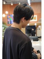 エディ(Edy)&nbsp;メンズセンターパートコンマバング刈り上げ韓国ヘア眉毛カット