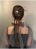 【リコ】タイトなカチモリ×編みおろしアレンジ