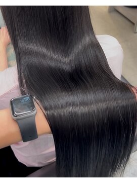 バンクスヘアー(BANK'S HAIR) 池袋 髪質改善 ケラチン グレージュ赤み消しカラー