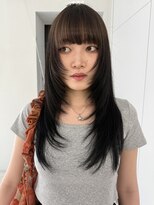 ノラ シンディ(NORA CYNDY) ハッシュカットブリーチデザインカラーレイヤーダブルカラー
