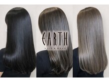 アース 鹿児島天文館店(HAIR&MAKE EARTH)の雰囲気（夏の湿度に負けない縮毛矯正・髪質改善トリートメントが人気です）