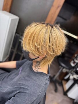 コア 新宿(CORE) ハイトーン×マッシュウルフ/春カラー/トレンドカラー