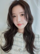 トローノ 栄(TRONO)&nbsp;アッシュグレージュ 顔周りカット 髪質改善 透明感カラー