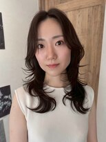 エトワ 中央店(etoi)&nbsp;大分ミディアムボブレイヤー軽め韓国レイヤーくびれスタイル