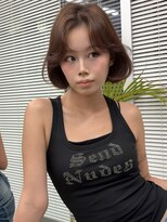 ハーヴィー 大宮店(HARVEY) 海外ボブ ラテブラウン ワンホンnanami
