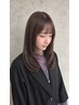 【suika限定】カット+透明感カラー+3STEPトリートメント￥9900
