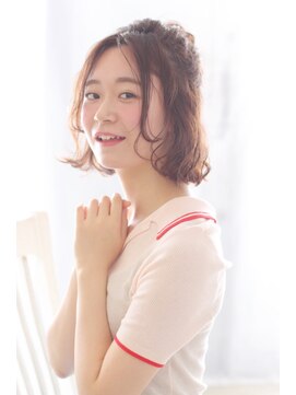 ヘアリゾート ブーケ(hair+resort bouquet) 抜け感×ルーズなおだんごアレンジ☆