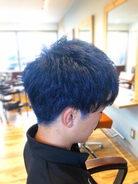 アンプヘア(amphair) 青髪