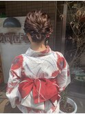 〈着物〉浴衣+ヘアセット