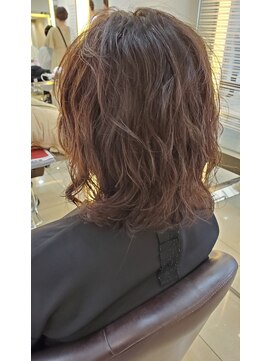 スタイル 成城学園前(STYLE) デジタルパーマ 似合わせシュートレイヤーボブ ベージュカラー4