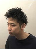 ショート無造作パーマ