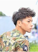 ソニックジェット ツーブロック 刈り上げ アップバング