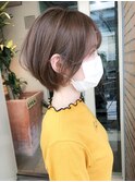 ナチュラルな丸みのショート