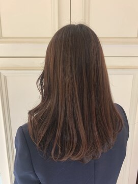 ネオリーブカフ 鶴ヶ峰店(Neolive caff) ハイライト×アプリコットブラウン！