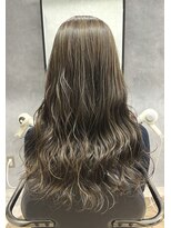 エル ヘアサロン なんば店(eL)&nbsp;eL☆MIKU  ハイライト　オリーブベージュ　OggiOtto