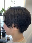 【SHARON原宿】ハンサム刈り上げショート×アッシュグレー