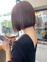 リール 銀座(R'EEL)&nbsp;ココアベージュボブルフ×髪質改善[銀座]