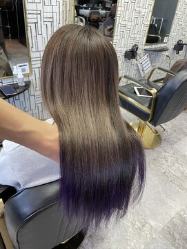 アローズ 久留米店(arose) 大人可愛い透明感立体感グレージュ×エアストレート