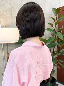 ノエ(noe) ボブ×髪質改善カラー【デザインカラー】